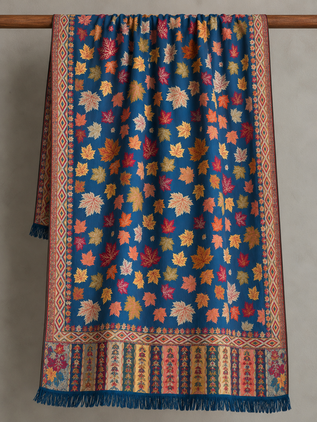 Autumn Leaves pashmina