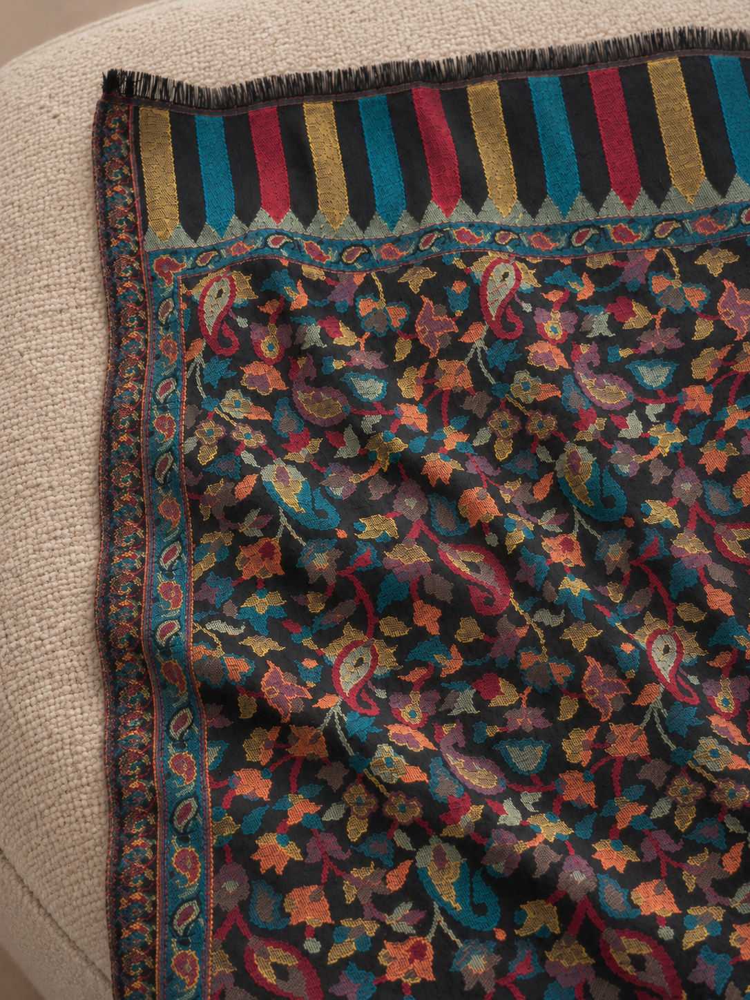 Copper Paisley close-up detail